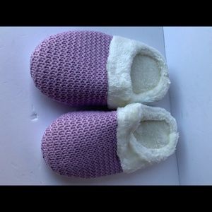 Aerusi Women Slippers Knits Weave Size 7, Purple